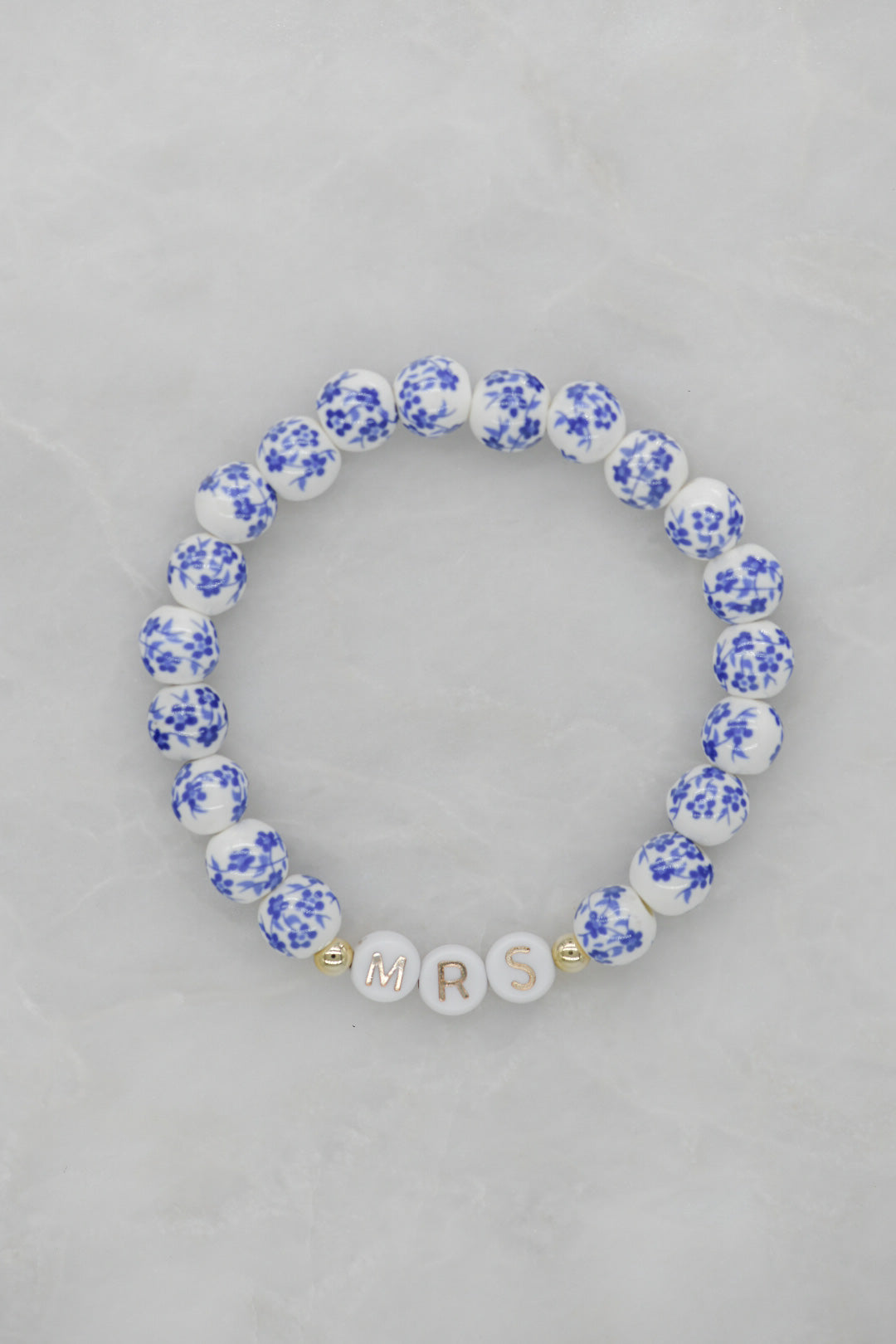 The Blue Chinoiserie Bridal Bracelet