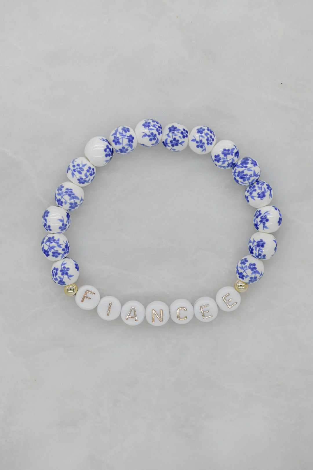 The Blue Chinoiserie Bridal Bracelet