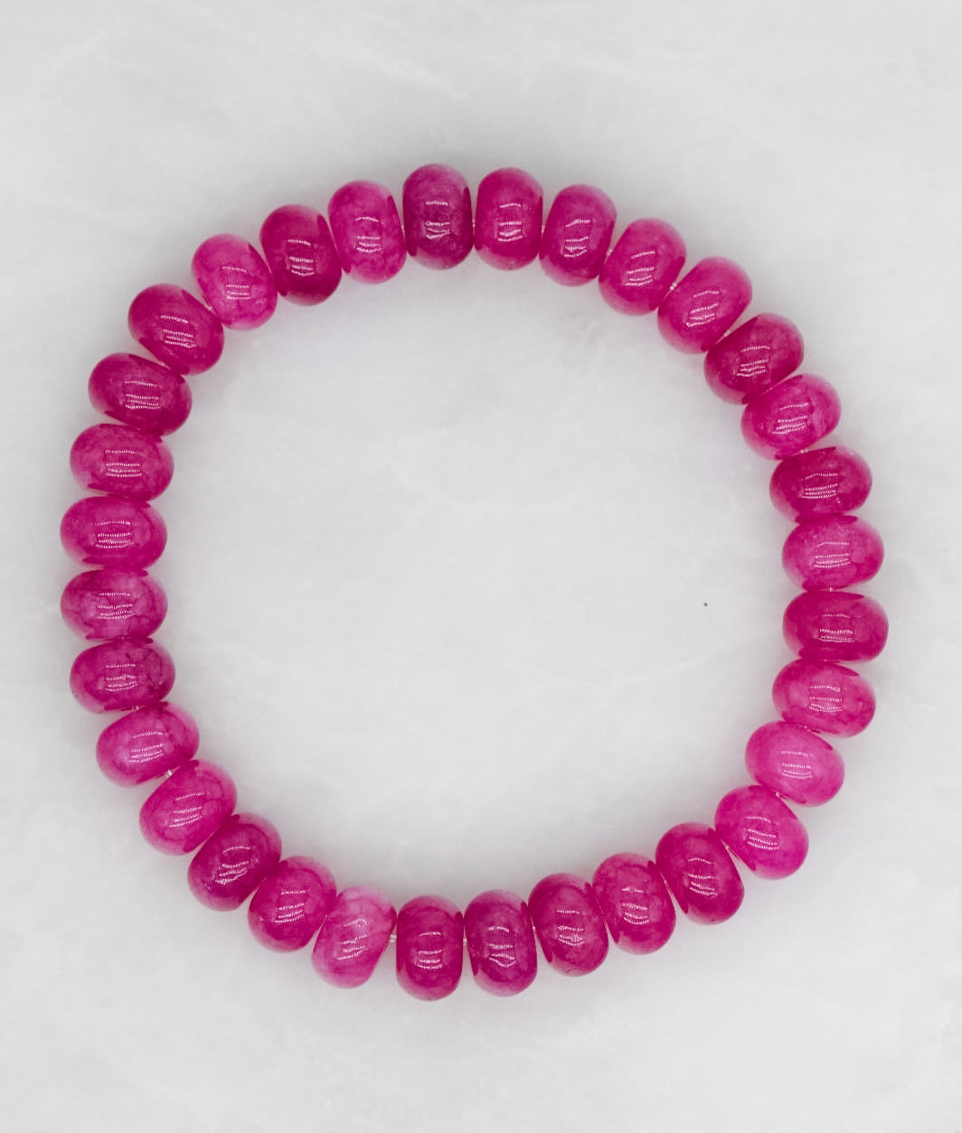 [HARANG]★BTS 着用★ HR 47B_Round Cut Pink Calcite Bracelet HARANG]☆BTS 着用☆ HR 47B_Round Cut Pink Calcite Bracelet