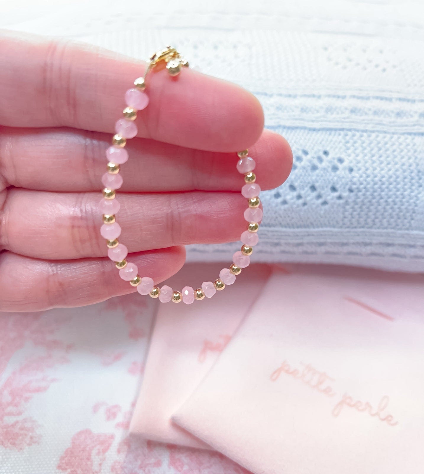 Girl's Gemstone Collection in Peony Agate