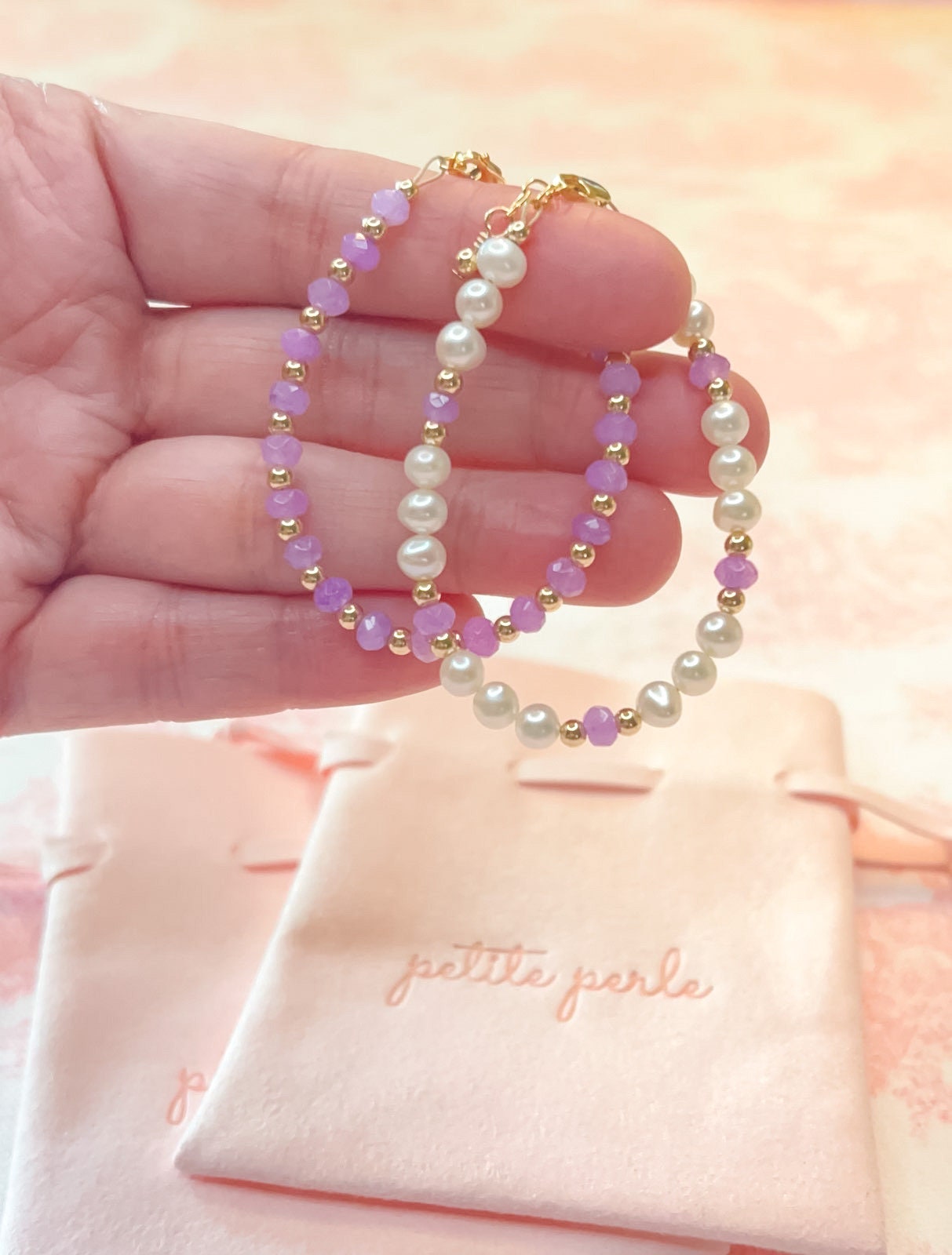 Girl's Gemstone Collection in Orchid Agate