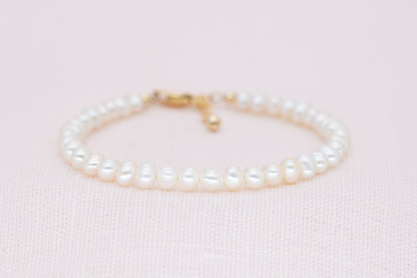 Girl's Mini Genuine Pearl Bracelet