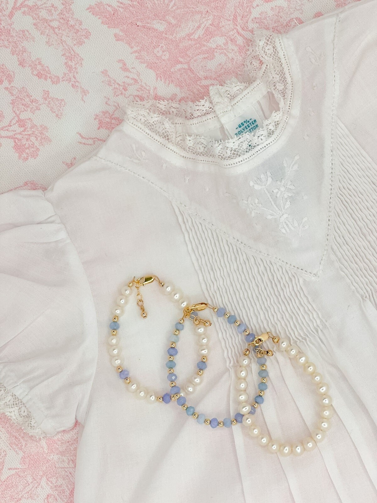 Girl's Gemstone Collection in Periwinkle Agate