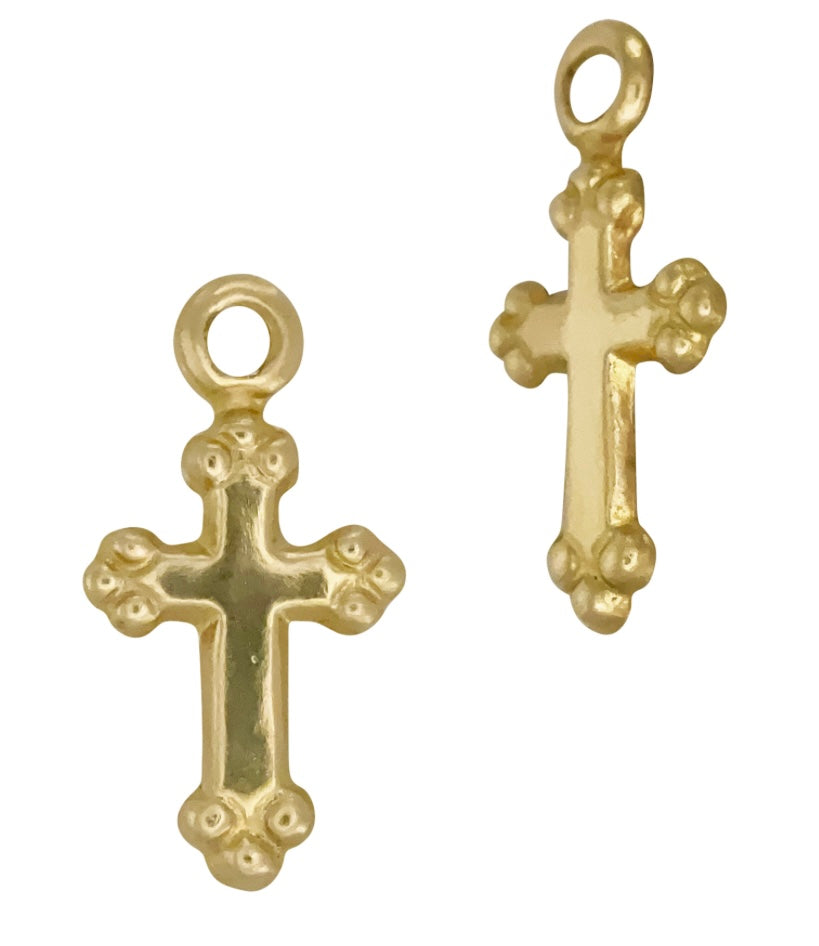 Gold Filled Cross Charm