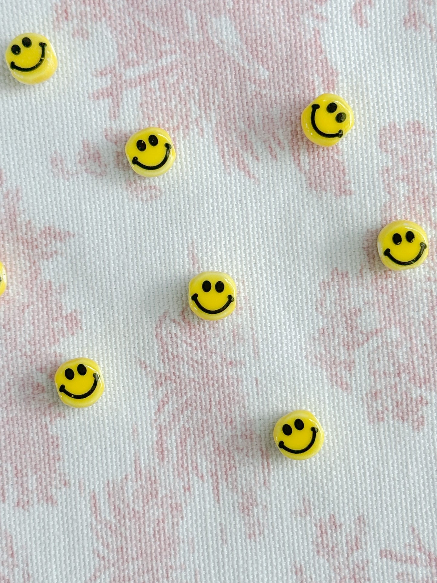 Ceramic Smiley Face Bead