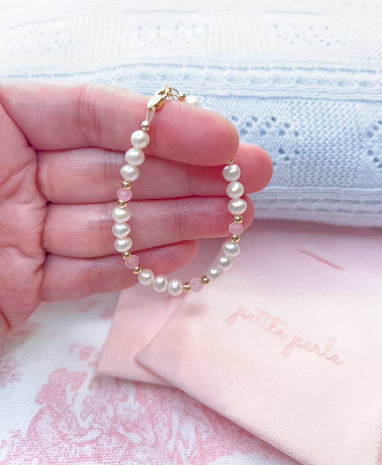 Girl's Gemstone Collection in Peony Agate