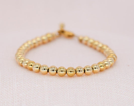 The 4mm 14K Gold Filled Stacking Bracelet